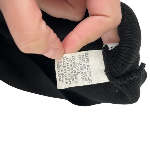 Vintage 90’s Herman Geist Knit Top Square Neck Black Sweater Medium - Picture 6 of 6